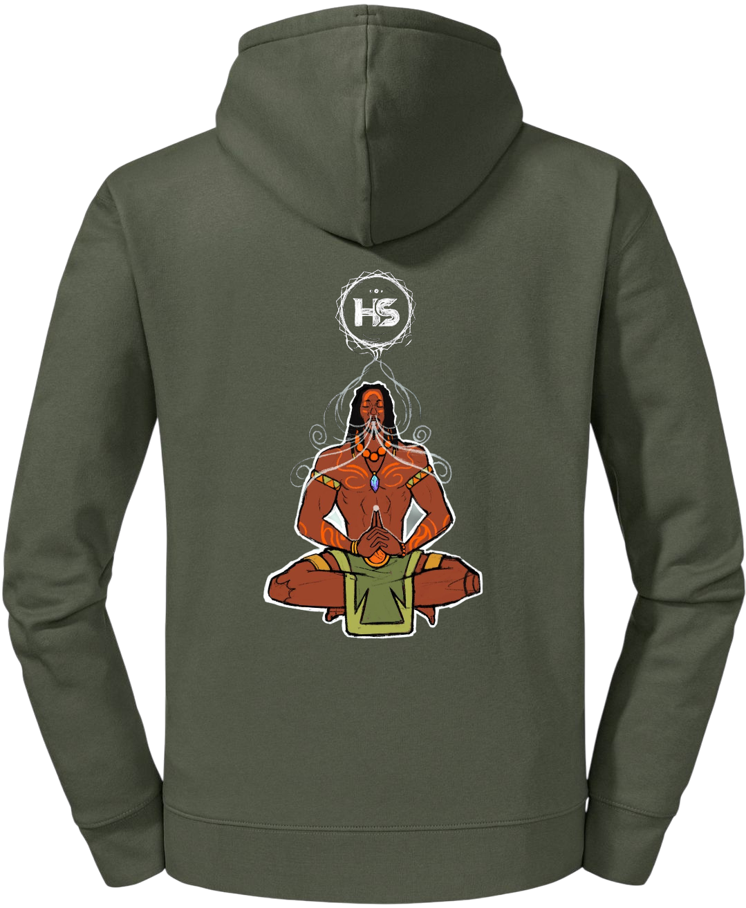 Breathwork Male artwork hoodie