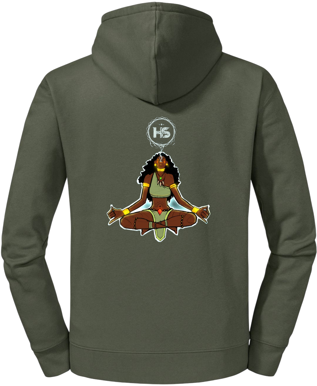 Breathwork female artwork hoodie