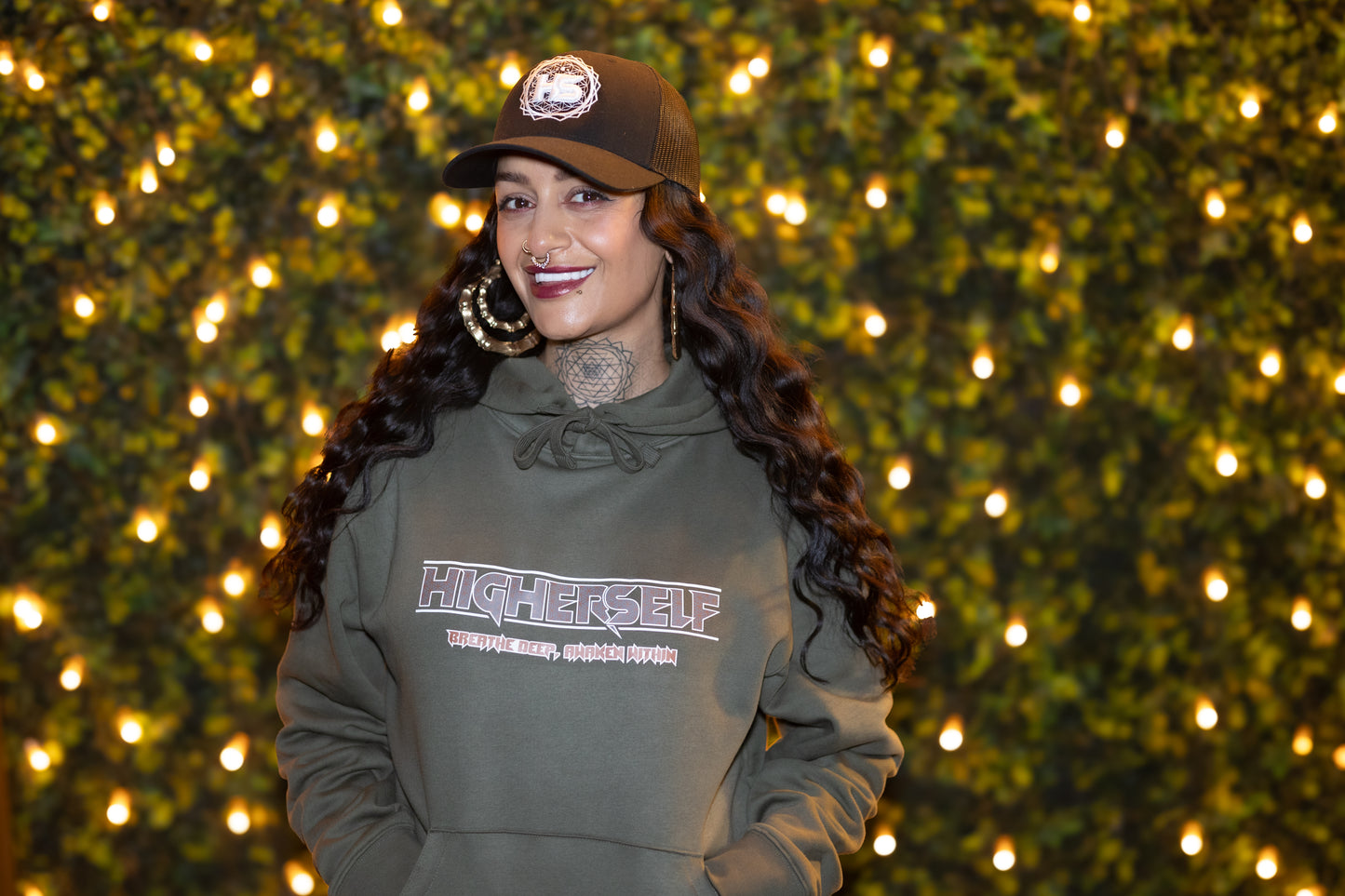 Breathwork female artwork hoodie