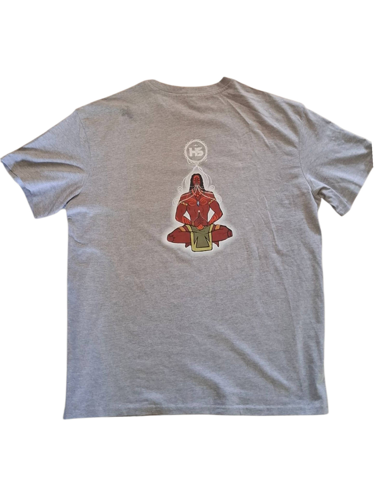 Breath deep oversize t-shirt unisex (grey)