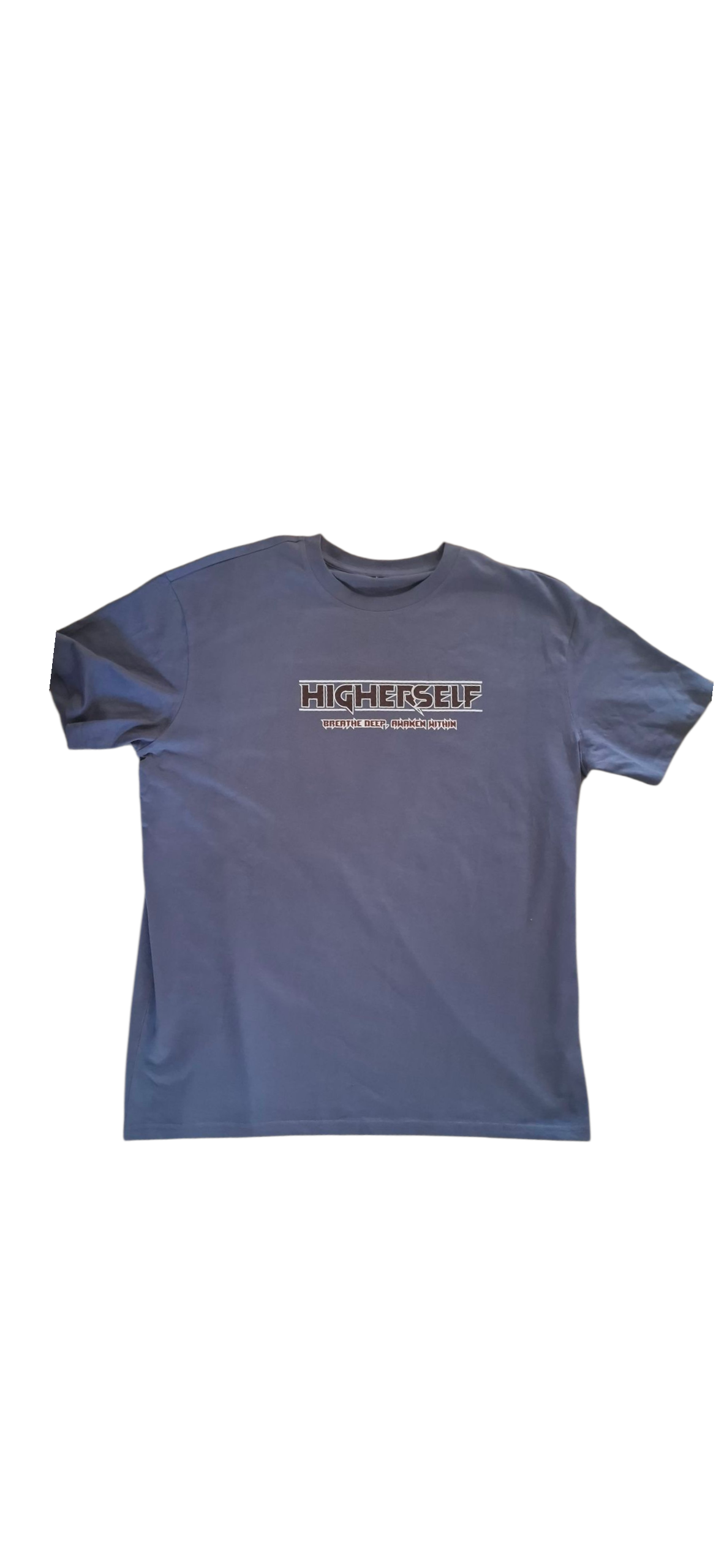 Breath deep oversize t-shirt unisex (vintage blue)