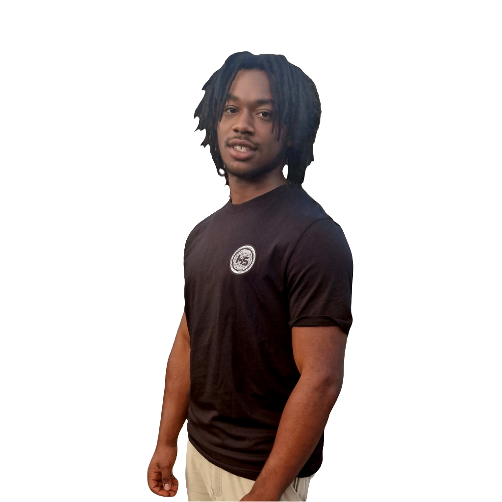 Black flower of life t-shirt