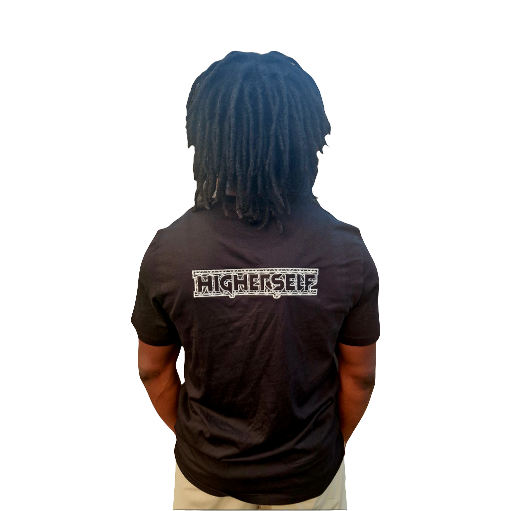 Black flower of life t-shirt