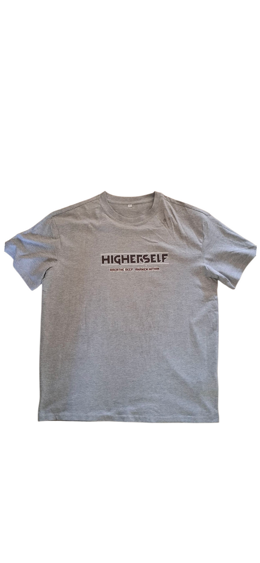 Breath deep oversize t-shirt unisex (grey)